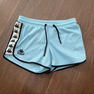 Kappa light blue athletic shorts